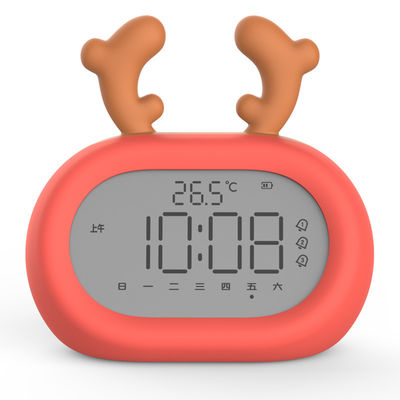 Wholesale Modern LED Alarm Clock China Supplier's Multi-Color Cute Rabbit Design ABS Quartz Material for Bedrooms