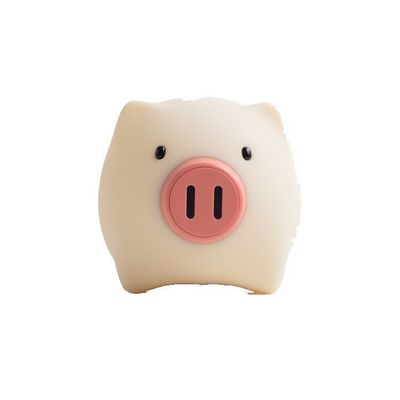 Custom Color-Changing Night Light Piggy Bedside Lamp for Kids Bedroom ABS HIPS Silicone