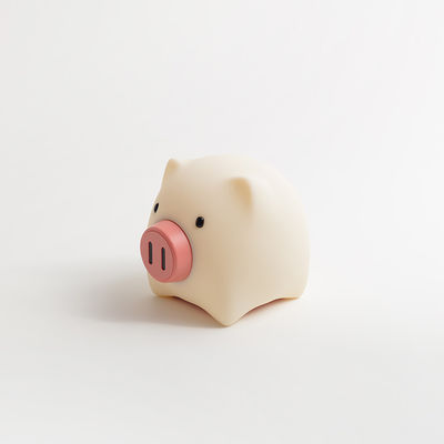 Custom Color-Changing Night Light Piggy Bedside Lamp for Kids Bedroom ABS HIPS Silicone