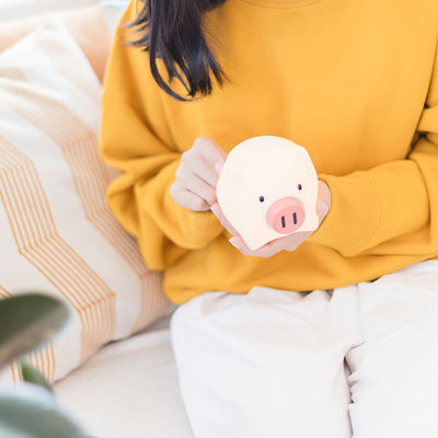Custom Color-Changing Night Light Piggy Bedside Lamp for Kids Bedroom ABS HIPS Silicone