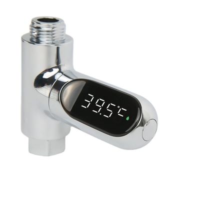 ABS plating PC Material LED Display Water Temperature Gauge for Bathroom Sets Modern