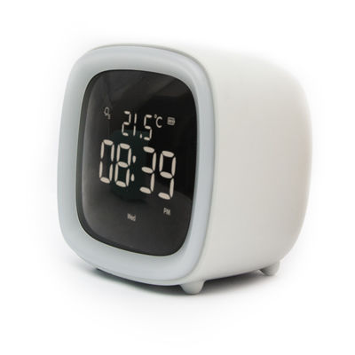 Modern Cute Baby Quartz Alarm Clock with Night Light Digital Bedside Clock for Kids Girl's Bedroom TV Inspired Design