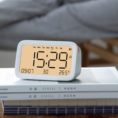 Orange Dot Clock Portable Mini Desk Clock For Back to School Motivity Type Quartz