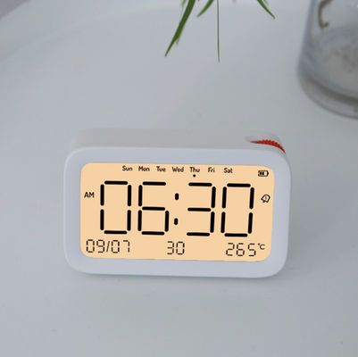 Smart and Multi-Functional Orange Dot Bedroom Clock for Back to School Occasion Needs