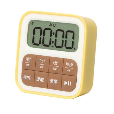 Cube Fruit Timer Desktop Alarm Clock For Elegant Bedroom Decor Custom Made With ABS