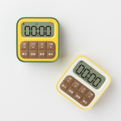 Cube Fruit Timer Desktop Alarm Clock For Elegant Bedroom Decor Custom Made With ABS
