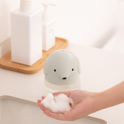 300ml Rechargeable Smart Electric Hand Soap Dispenser Cute Animal Elephant Design for Bathroom &amp; Kitchen Large Capacity Feature