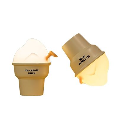 Control Ice-Cream Duck Led Reading Light For Kids Bedroom With Touch Sensor Bedside Lamp