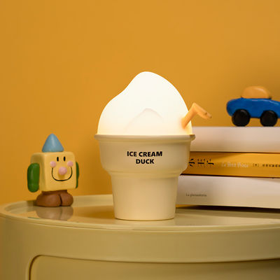 Control Ice-Cream Duck Led Reading Light For Kids Bedroom With Touch Sensor Bedside Lamp