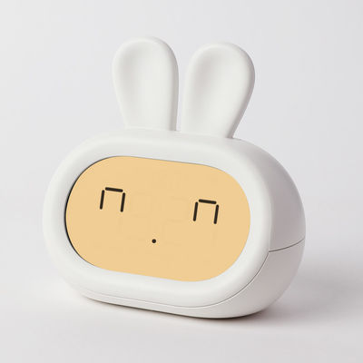 New China Manufacturer Quaint And Whimsical Desk Clock Rabbit Alarm Clock For Bedroom