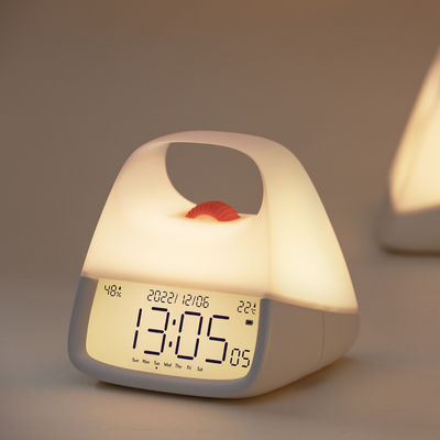 ABS Orange Dot Desk Clock for Bedroom Charming and Adorable Design Quartz Motivity