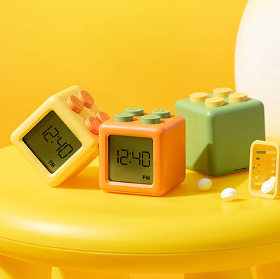 Elegant Bedrooms Must-Have Modern Design Block Timer Desk Clock Back to School Occasion