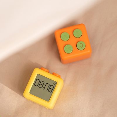 Elegant Bedrooms Must-Have Modern Design Block Timer Desk Clock Back to School Occasion