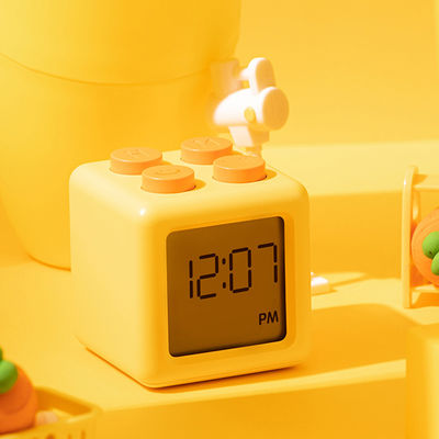 Elegant Bedrooms Must-Have Modern Design Block Timer Desk Clock Back to School Occasion