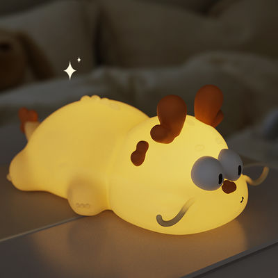 Dragon Emotion USB Rechargeable LED Night Light Lamp Modern Design with Timing Adjustable Brightness Cute Small Bedroom Lamp
