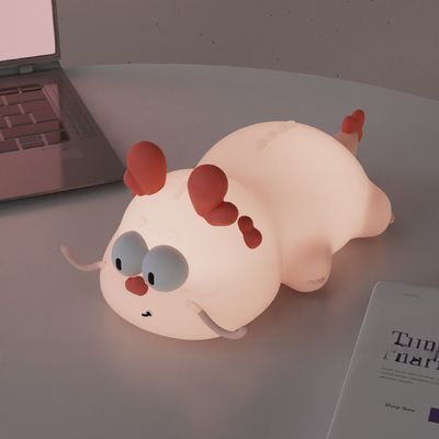 Dragon Emotion USB Rechargeable LED Night Light Lamp Modern Design with Timing Adjustable Brightness Cute Small Bedroom Lamp