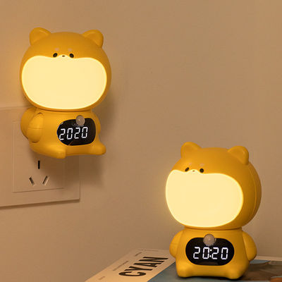 Modern Cute Bird Design USB Rechargeable LED Night Light Lamp Dogs Timing Adjust Brightness Switch Control Small Living Room