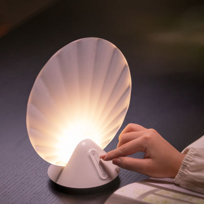 USB Rechargeable LED Night Light Lamp with Timing Adjustable Brightness Cute Modern Design for Bedroom Small Size