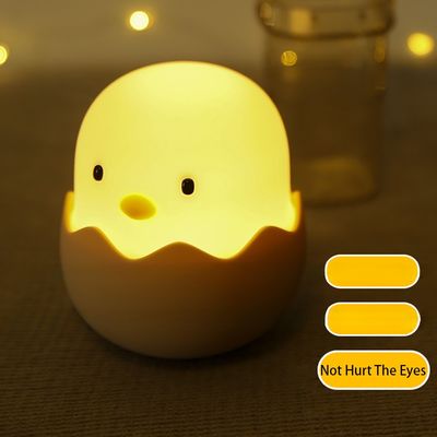 Eggshell chicken led night light lamp Timing LED Night Light USB Rechargeable lamp Adjustable Brightness Cute Bedroom Lamp